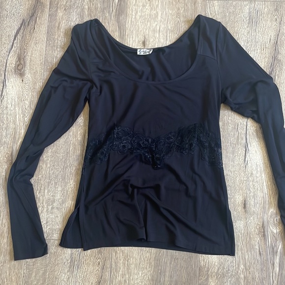 Free People Tops - Free people intimately black & lace top